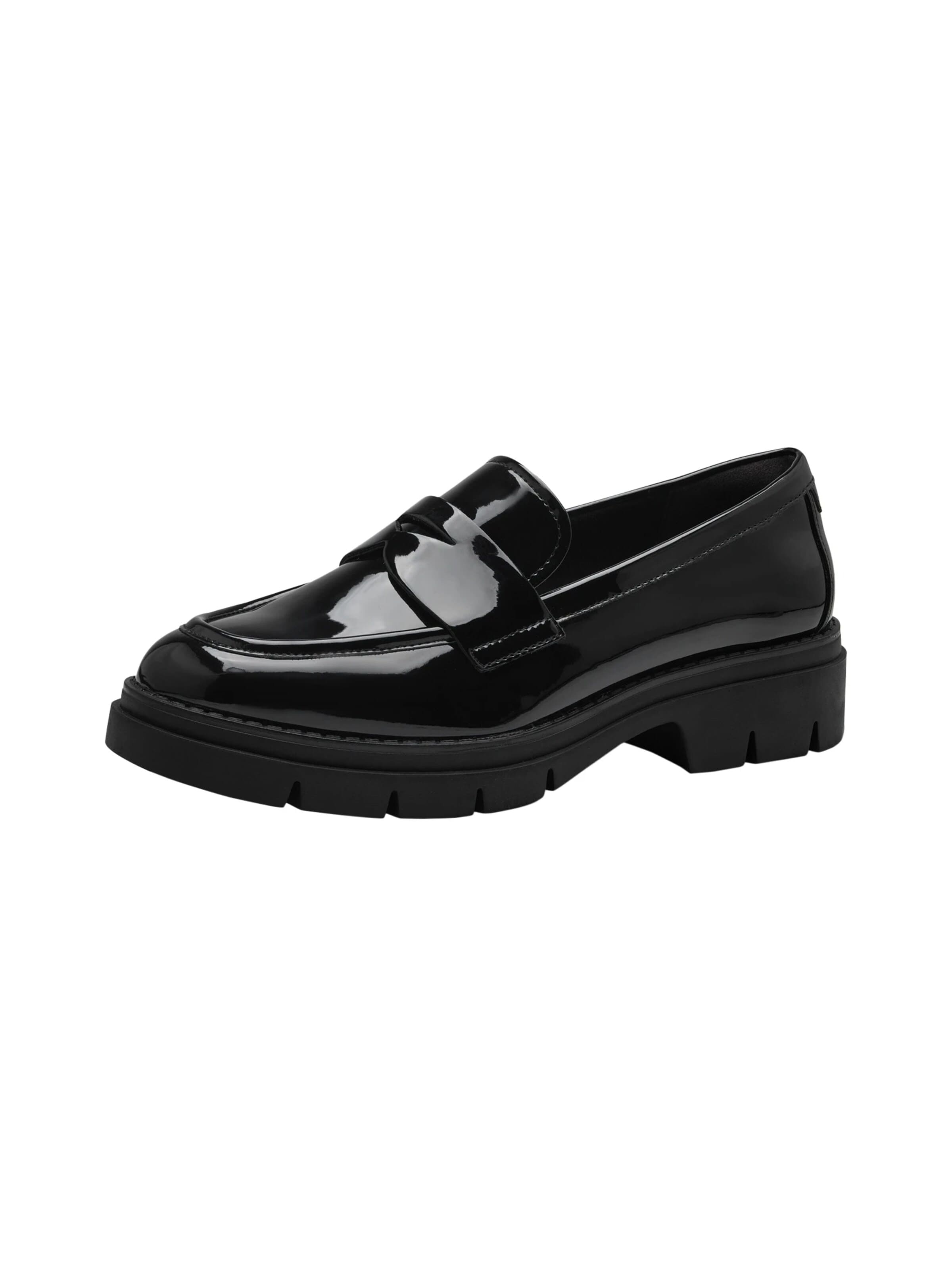 Scarpa stringata di Tamaris in nero: frontale