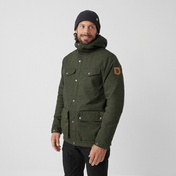 Fjällräven Outdoor jacket 'Greenland' in Green: front