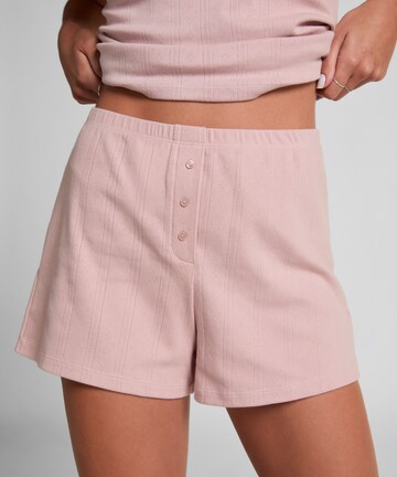 Hunkemöller Pyjamabroek in Roze: voorkant