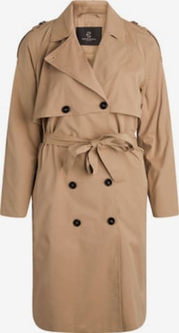BRUUNS BAZAAR Between-seasons coat 'Basil Casa' in Brown: front