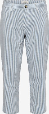 Regular Pantaloni 'CRBerta' de la Cream pe albastru: față