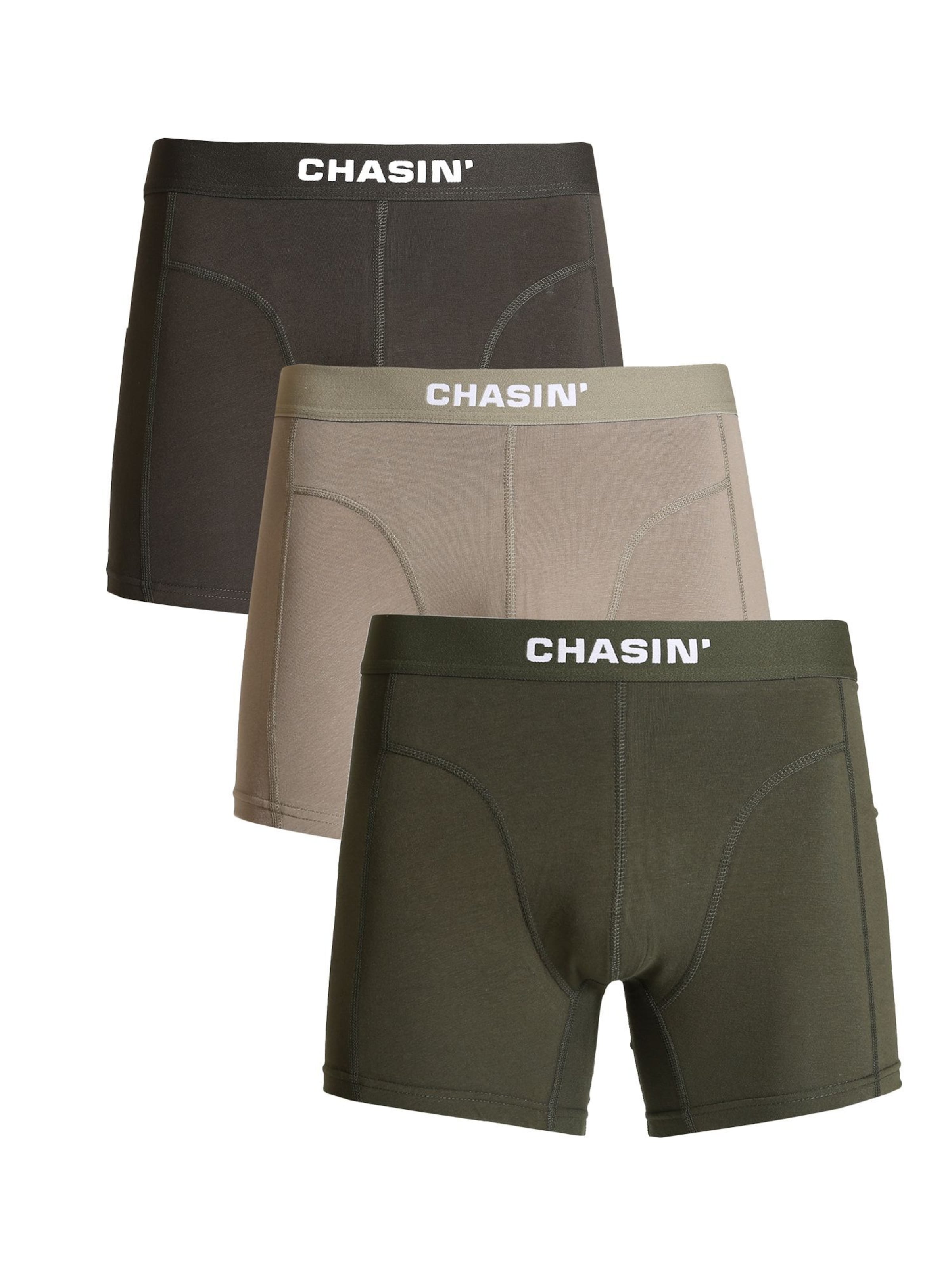CHASIN' Boxershorts 'Thrice Moss' in Beige: voorkant