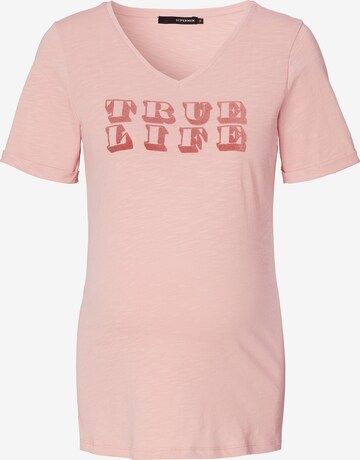 Supermom Shirt ' True Life ' in Roze