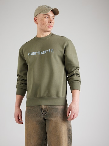 Carhartt WIP Tréning póló - zöld: elől