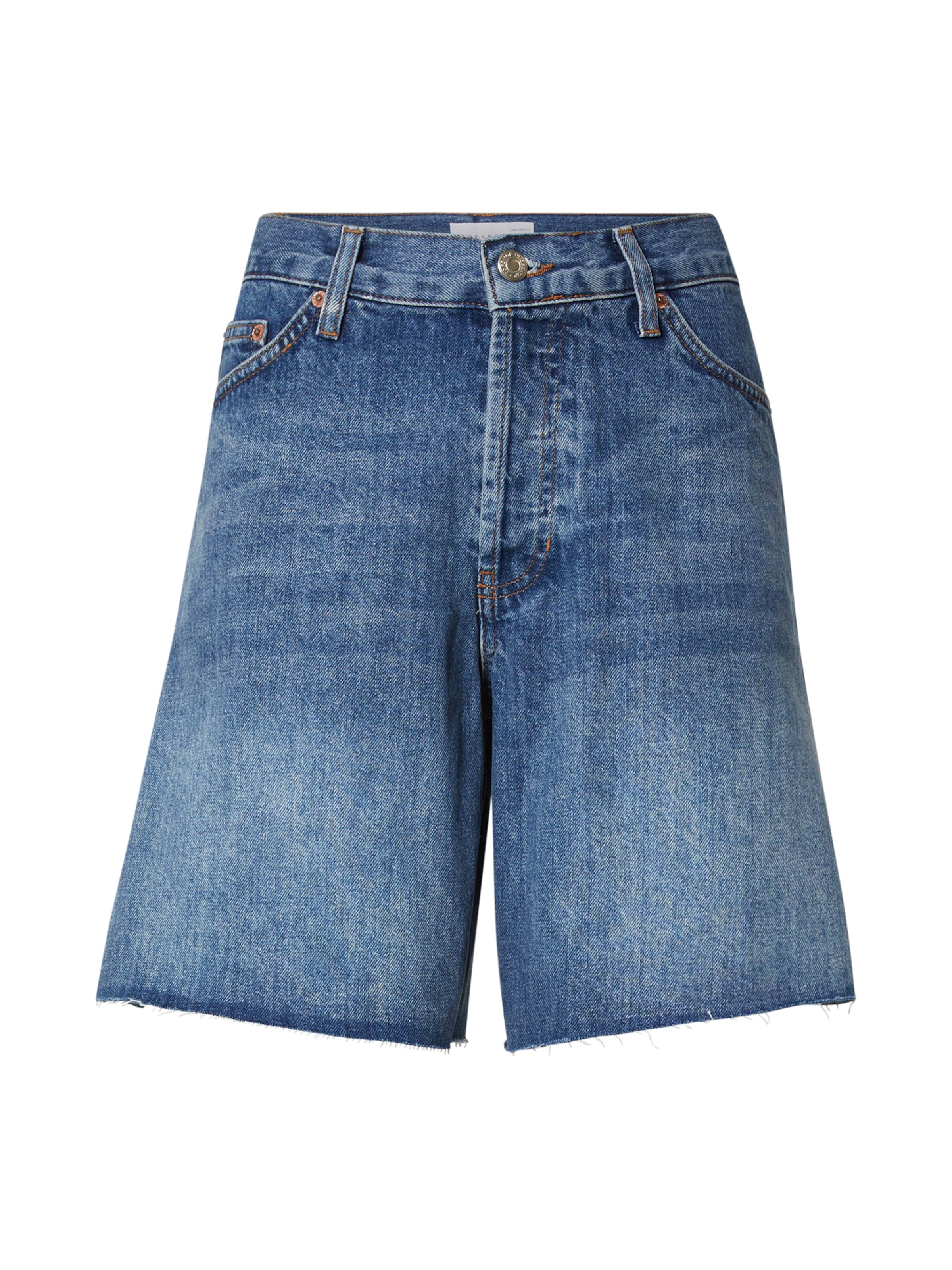 mėlyna TOPSHOP Standartinis Džinsai: priekis