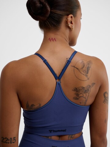 Hummel Bustier Sports-BH 'MT Define' i blå