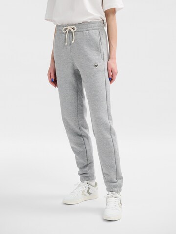 Hummel Tapered Pants 'Bee' in Grey: front