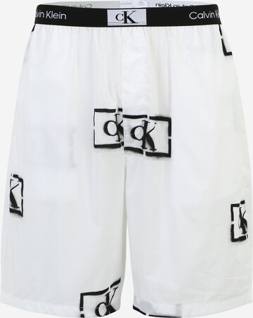 Calvin Klein Underwear - Pantalón de pijama en blanco: frente