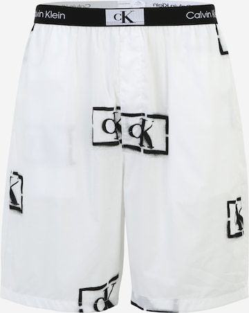 Calvin Klein Underwear - Pantalón de pijama en blanco: frente