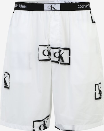 Calvin Klein Underwear Pajama Pants in White: front