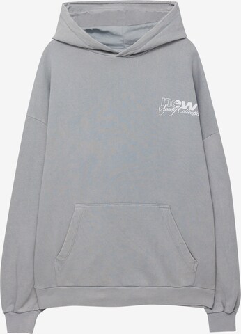 Pull&Bear Sweatshirt i grå: framsida
