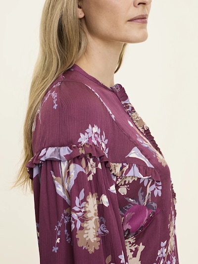 Odd Molly Bluse 'The Prom' in pflaume / mischfarben, Produktansicht