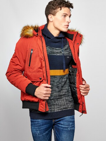 KOROSHI Winterjacke 'Jägerin Jägerin' in Rot