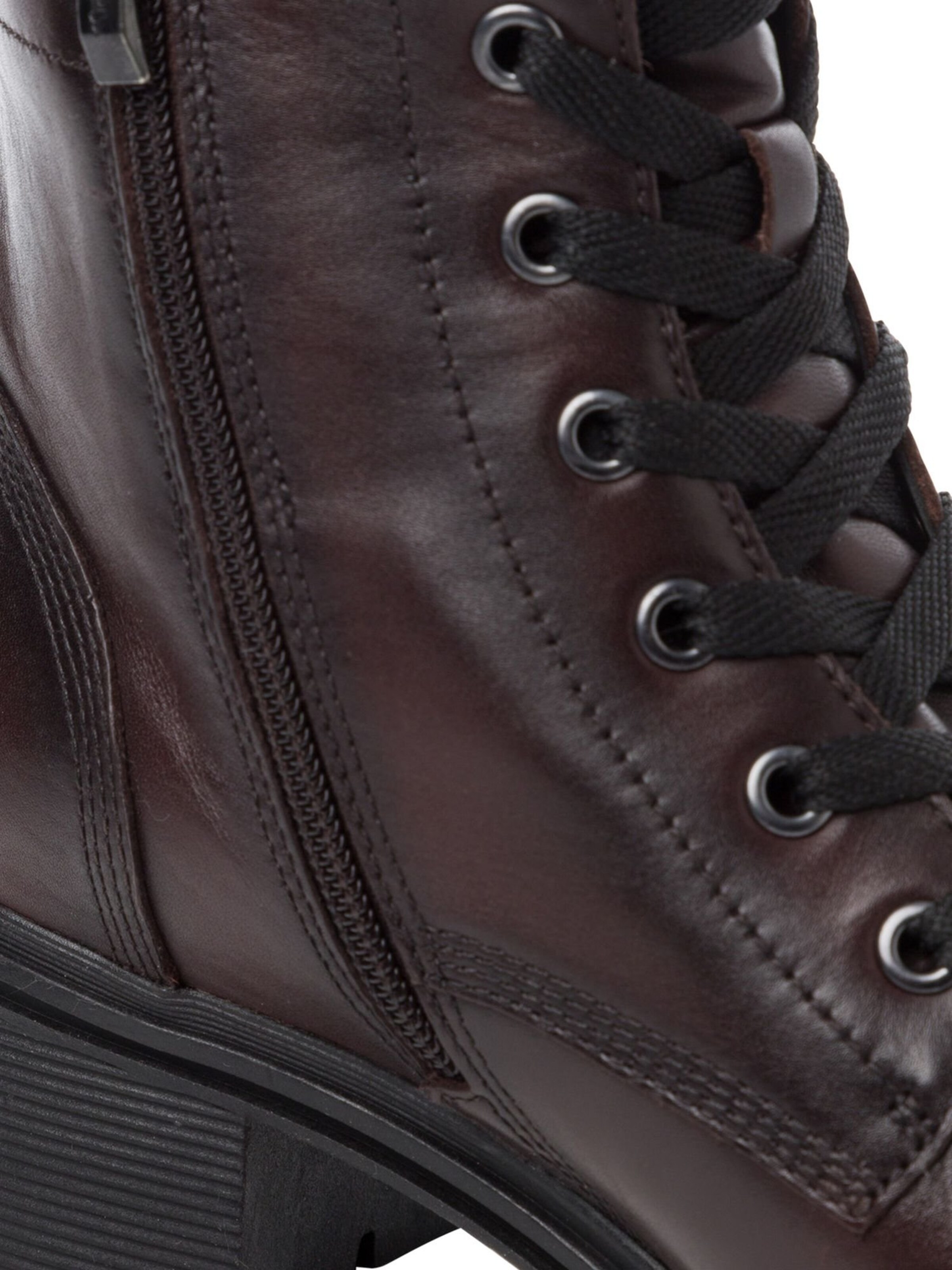 Bottines à lacets Tamaris en marron