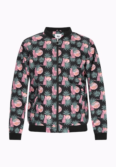 MO Between-season jacket in Green / Purple / Black, Item view