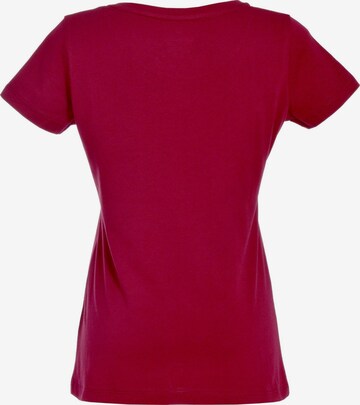 Gipfelglück T-Shirt 'Dalia' in Rot