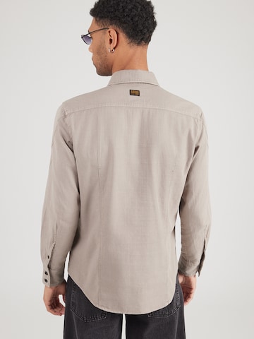Slim fit Camicia di G-STAR in grigio: dietro