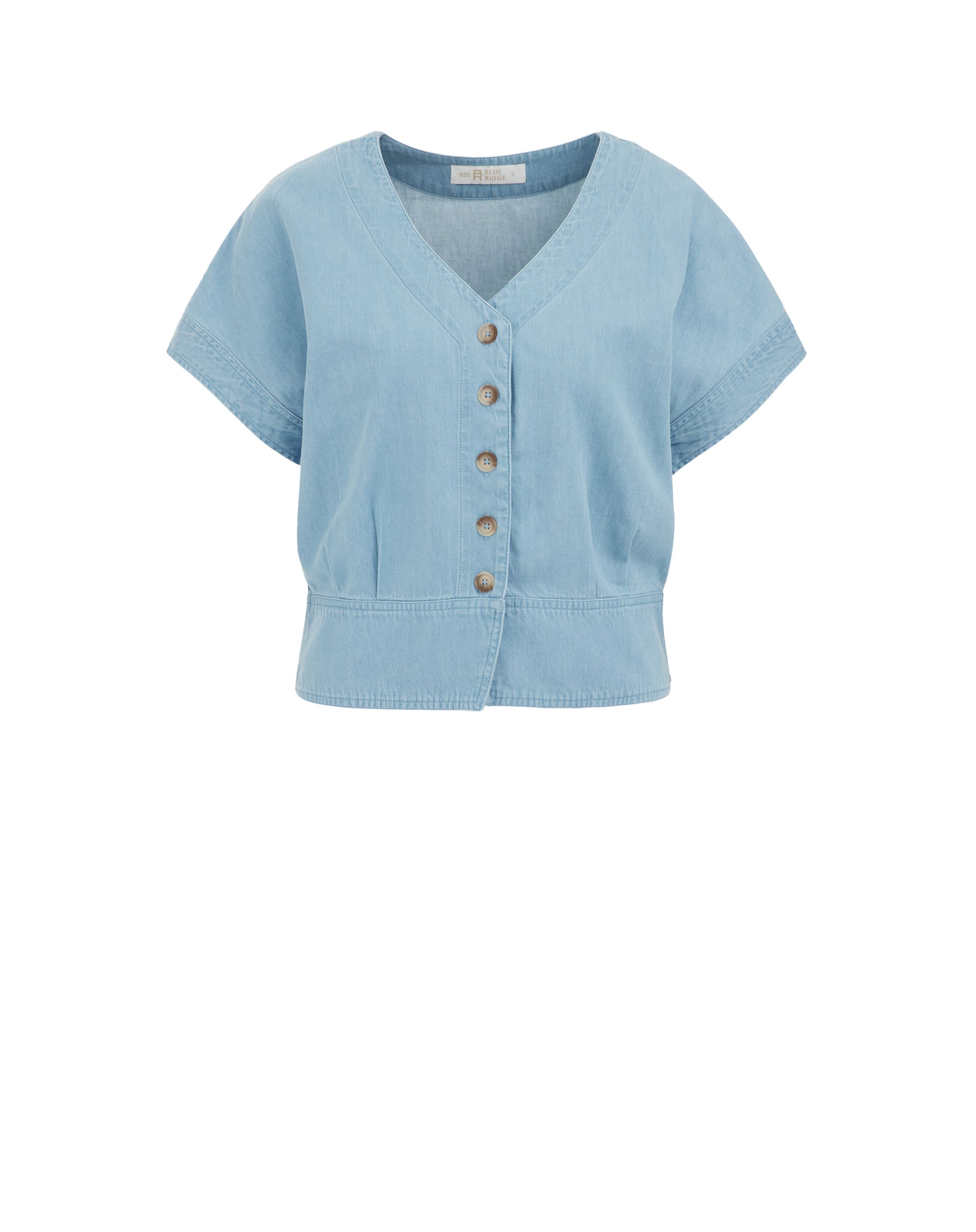 WE Fashion - Blusa en azul: frente