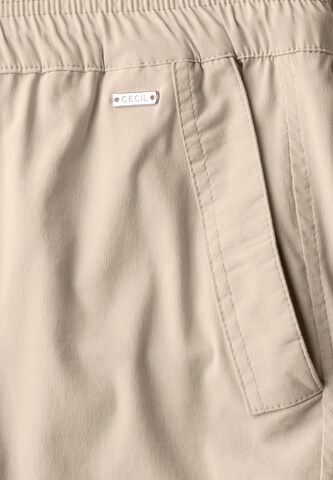 CECIL Regular Pants in Beige