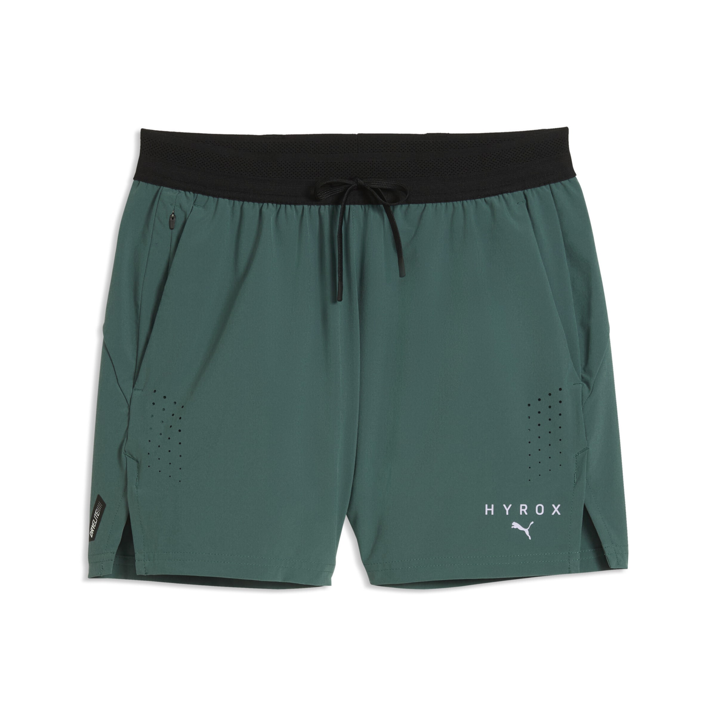 PUMA Regular Sportbroek in Groen: voorkant