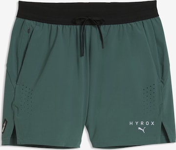 PUMA Sportbroek in Groen: voorkant