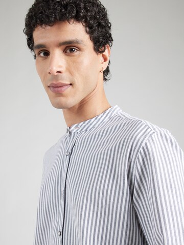 QS Regular fit Overhemd in Blauw
