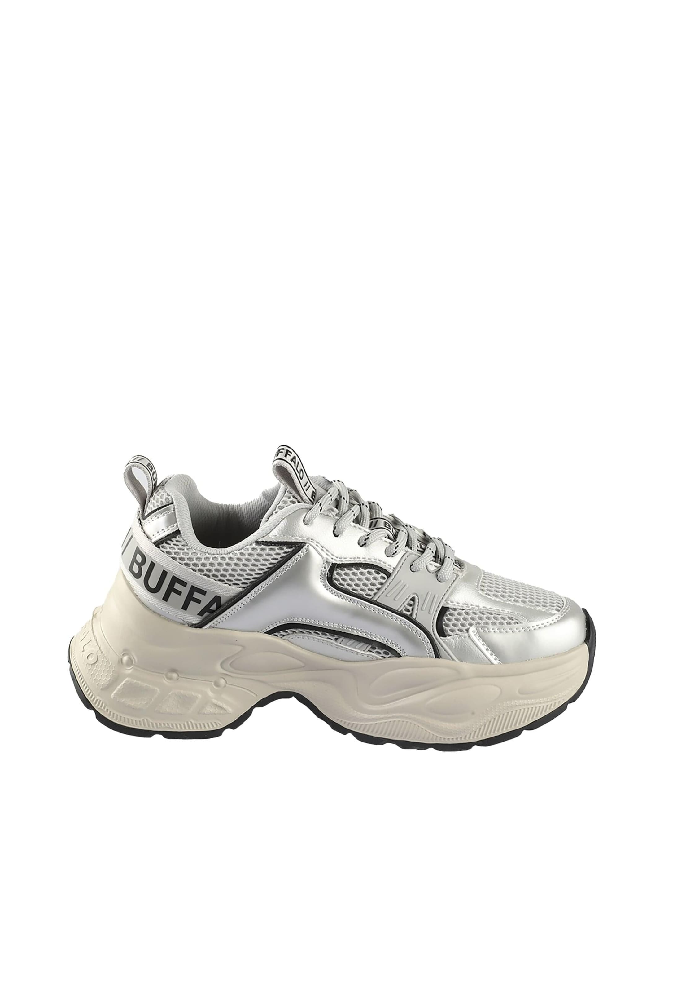 Baskets basses BUFFALO en argent