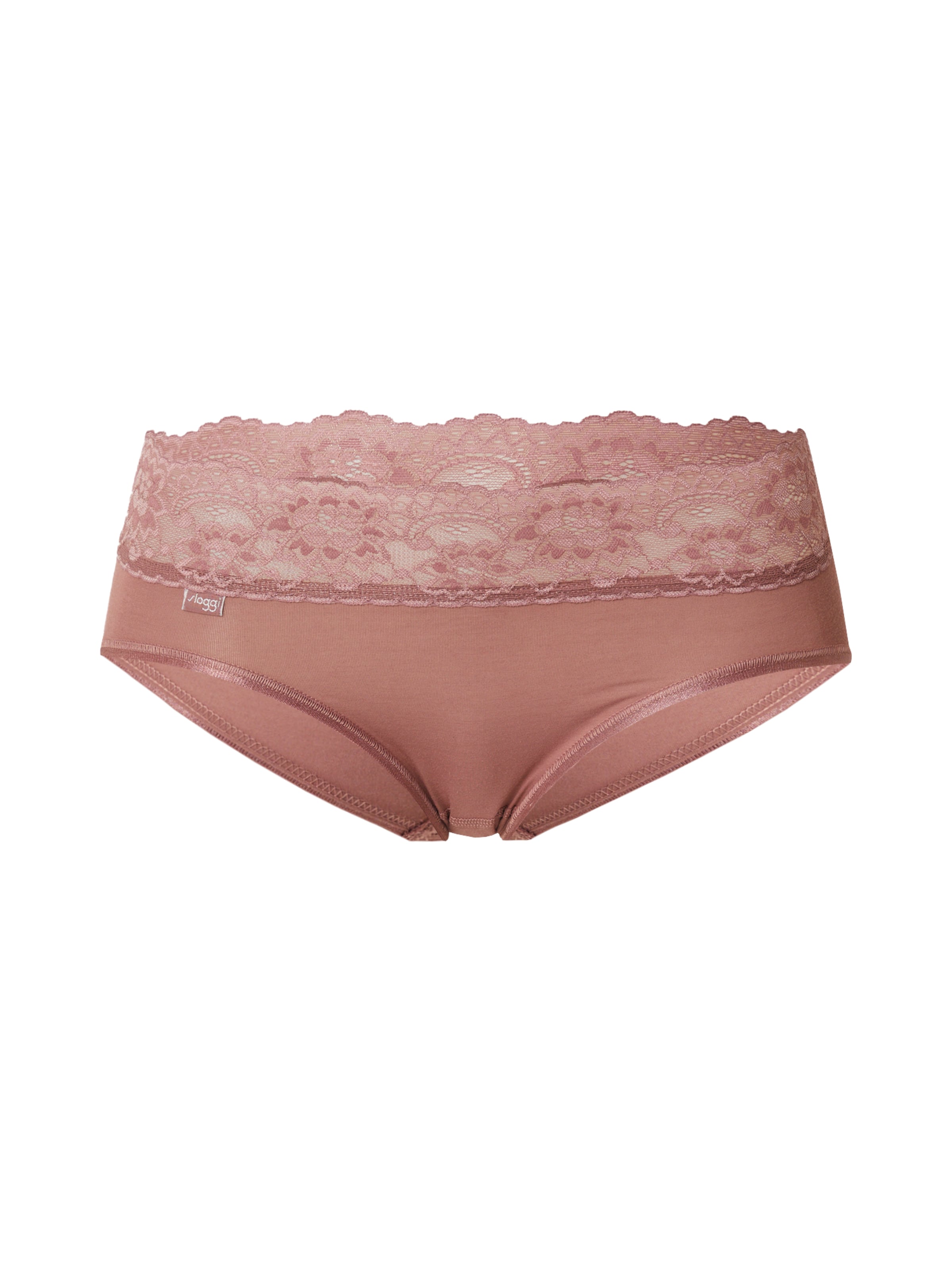 SLOGGI Slip 'Romance' i brun: forside