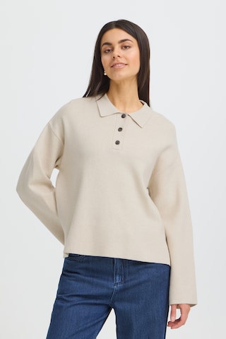 Fransa - Pullover 'FRVioleta' em bege: frente