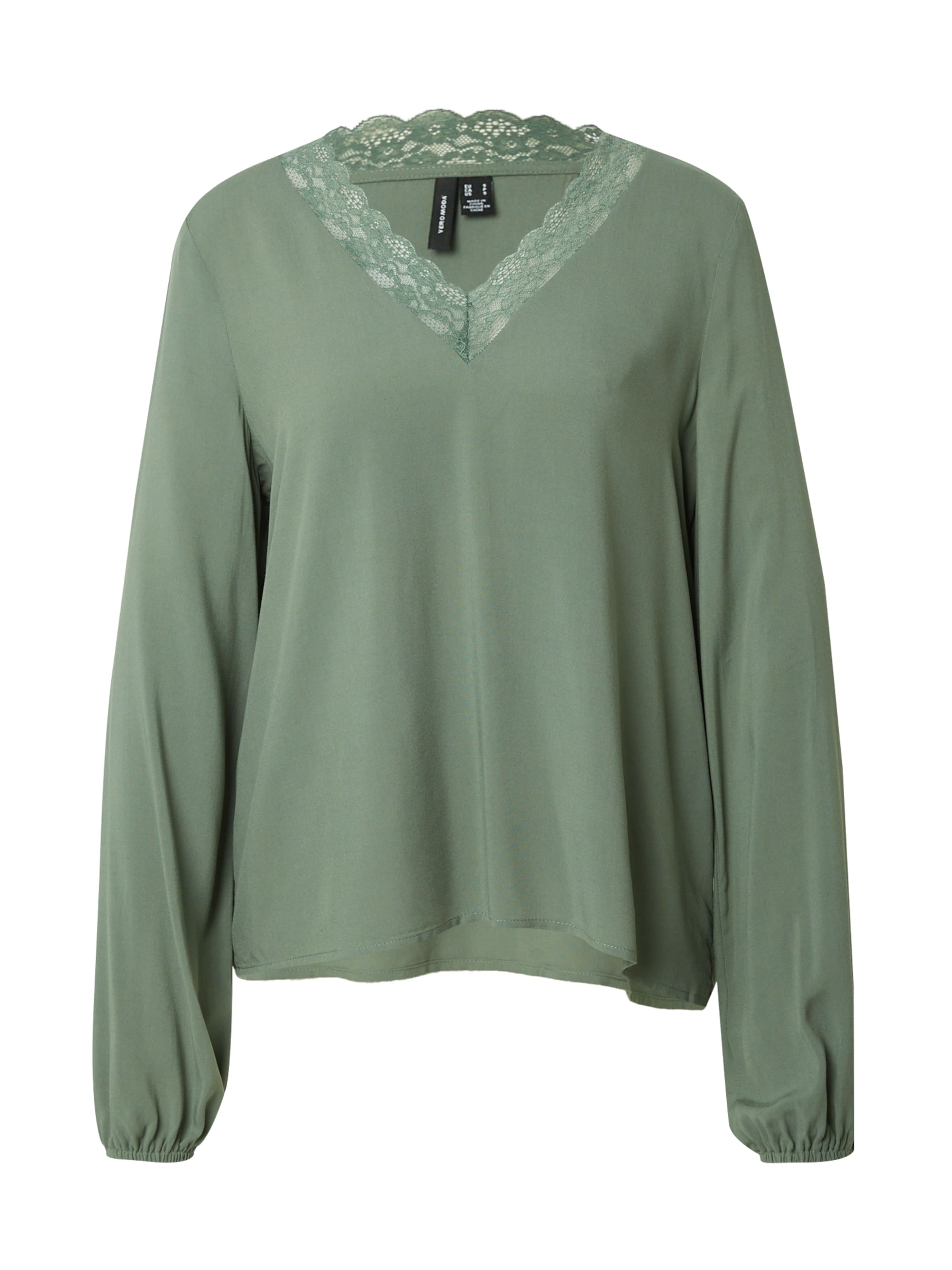 zaļš VERO MODA Blūze 'LILOU': no priekšpuses