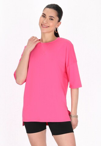 faina Athlsr - Camisa 'Fashion Look' em rosa