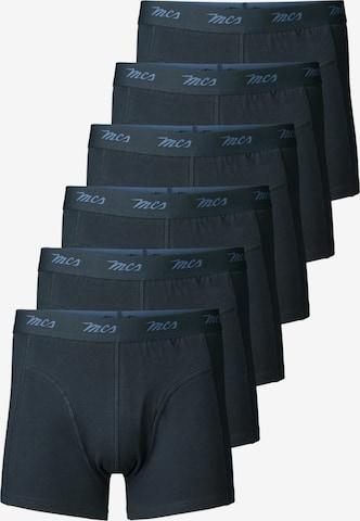 MCS Boxerky ' Grey ' – modrá: přední strana