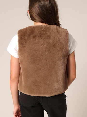 Gilet 'Fuzzy' Deeluxe en marron