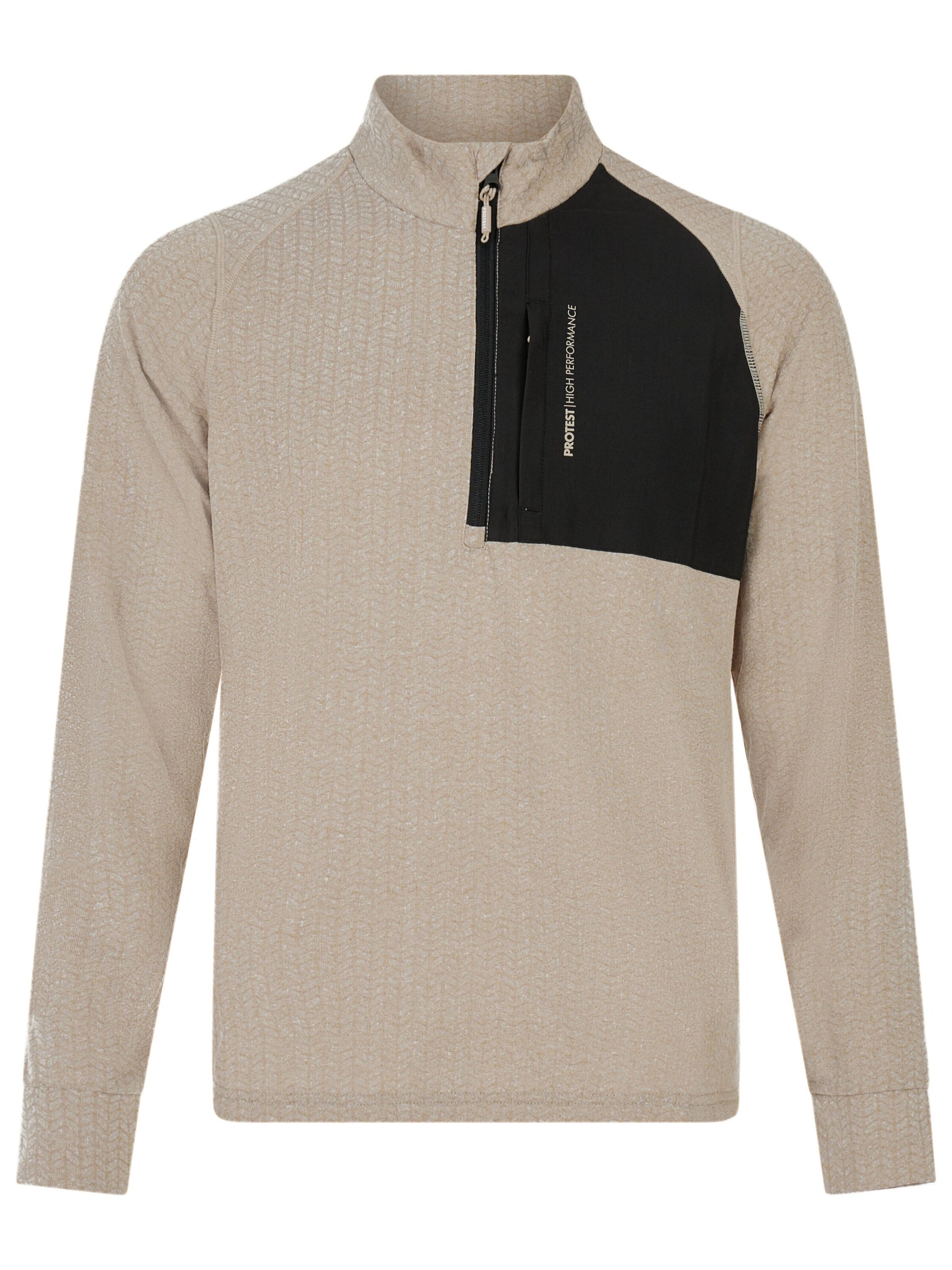 PROTEST Athletic Sweatshirt 'PRTCatcher' in Brown: front