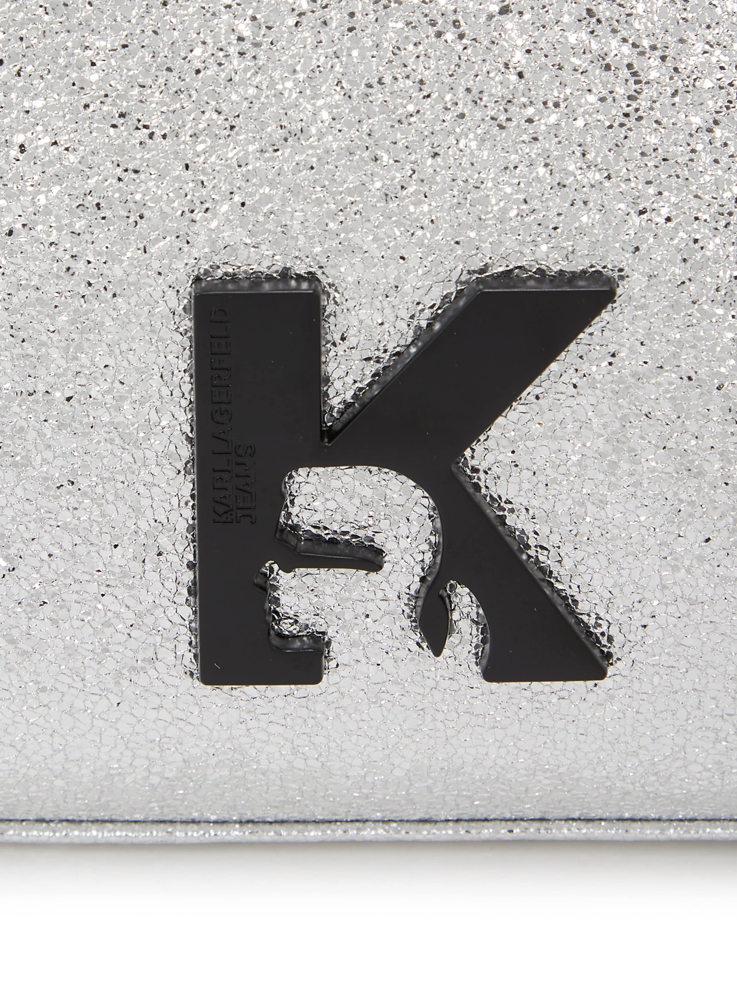 KARL LAGERFELD JEANS Чанта за през рамо в сребърно