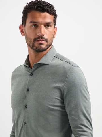 No Excess Regular fit Overhemd in Groen