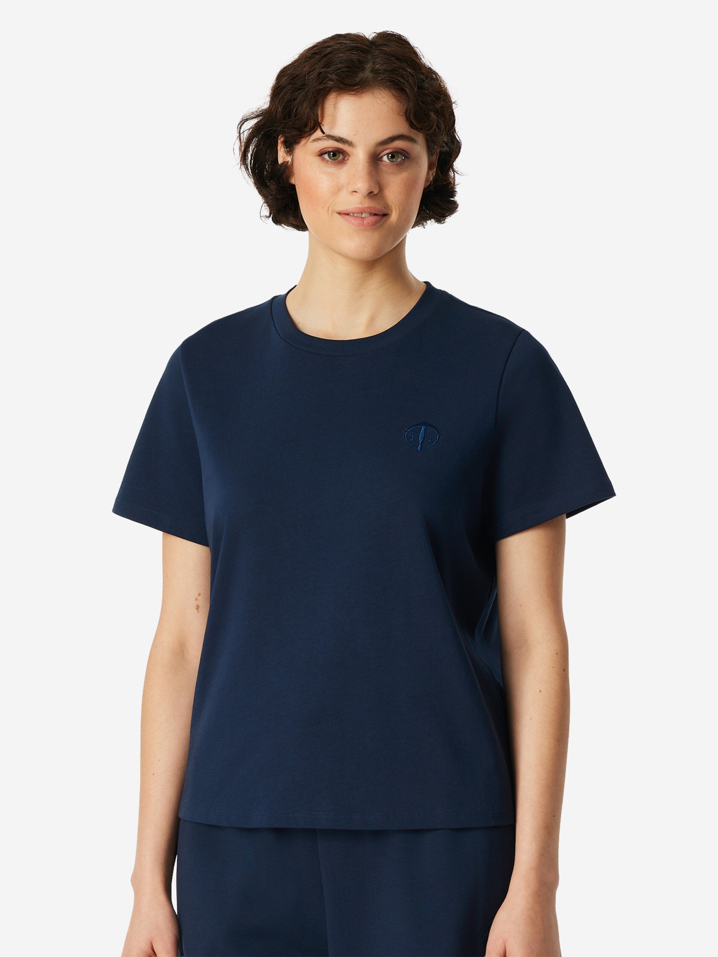 SCHIESSER Shirt ' SCHIESSER 150 YEARS ' in Blauw: voorkant