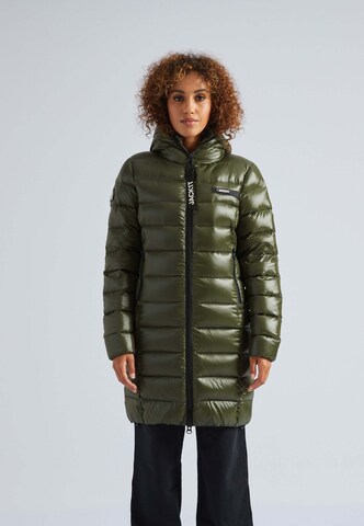 JACK1T Performance Jacket ' R3D ' in Green: front