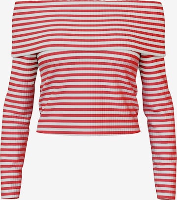 PIECES Shirt 'LAYA' in Wit: voorkant