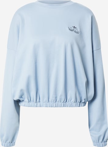 ADIDAS ORIGINALS Sweatshirt in Blue: front