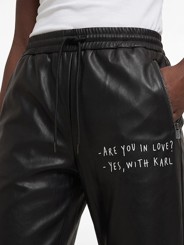 juoda KARL LAGERFELD JEANS Standartinis Kelnės 'Pietro Terzini'