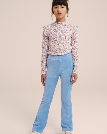 WE Fashion Flared Leggings i blå: framsida