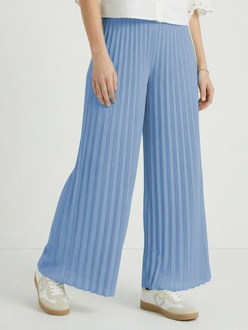 Guido Maria Kretschmer Women Широкий Штаны 'Samantha' в Синий: спереди