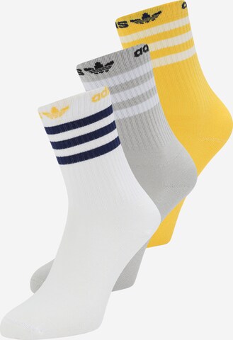 Chaussettes ADIDAS ORIGINALS en jaune : devant