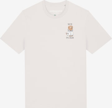 Maglietta ' Dogtor ' di Watapparel in bianco: frontale