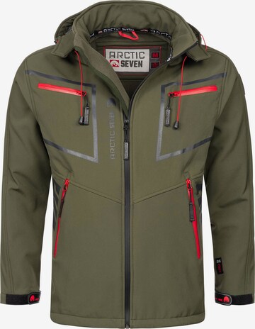 Veste fonctionnelle Arctic Seven en vert : devant