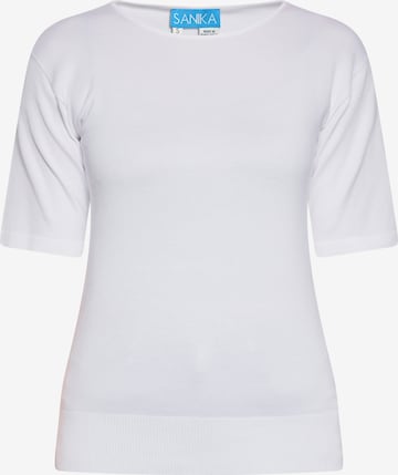 SANIKA - Camiseta en blanco: frente