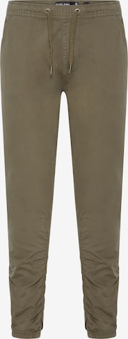 INDICODE JEANS Tapered Chino in Groen: voorkant