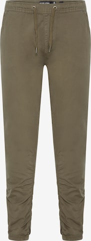 INDICODE JEANS Chino Pants in Green: front