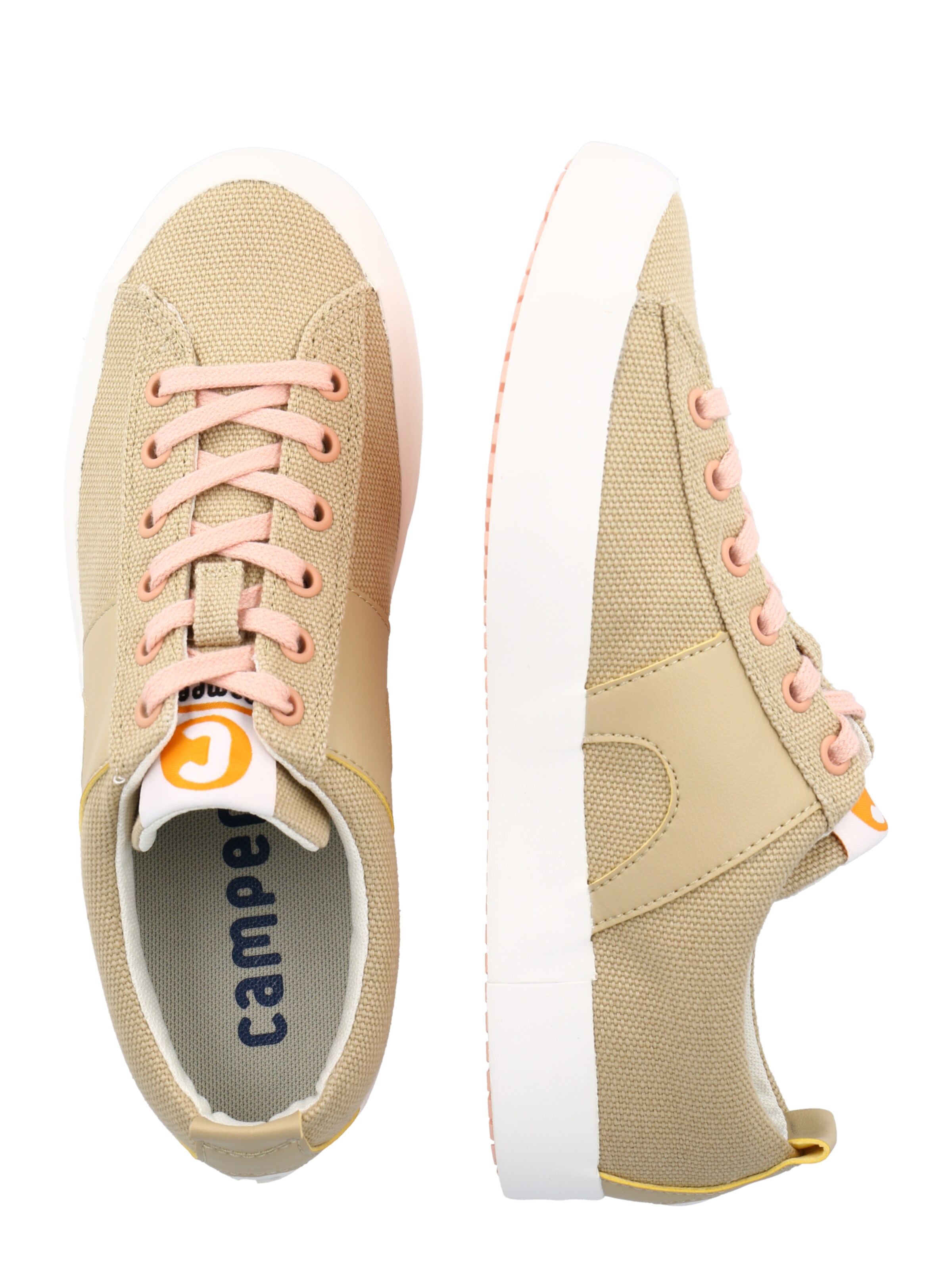 Baskets basses ' Imar Copa ' CAMPER en Beige Clair | ABOUT YOU